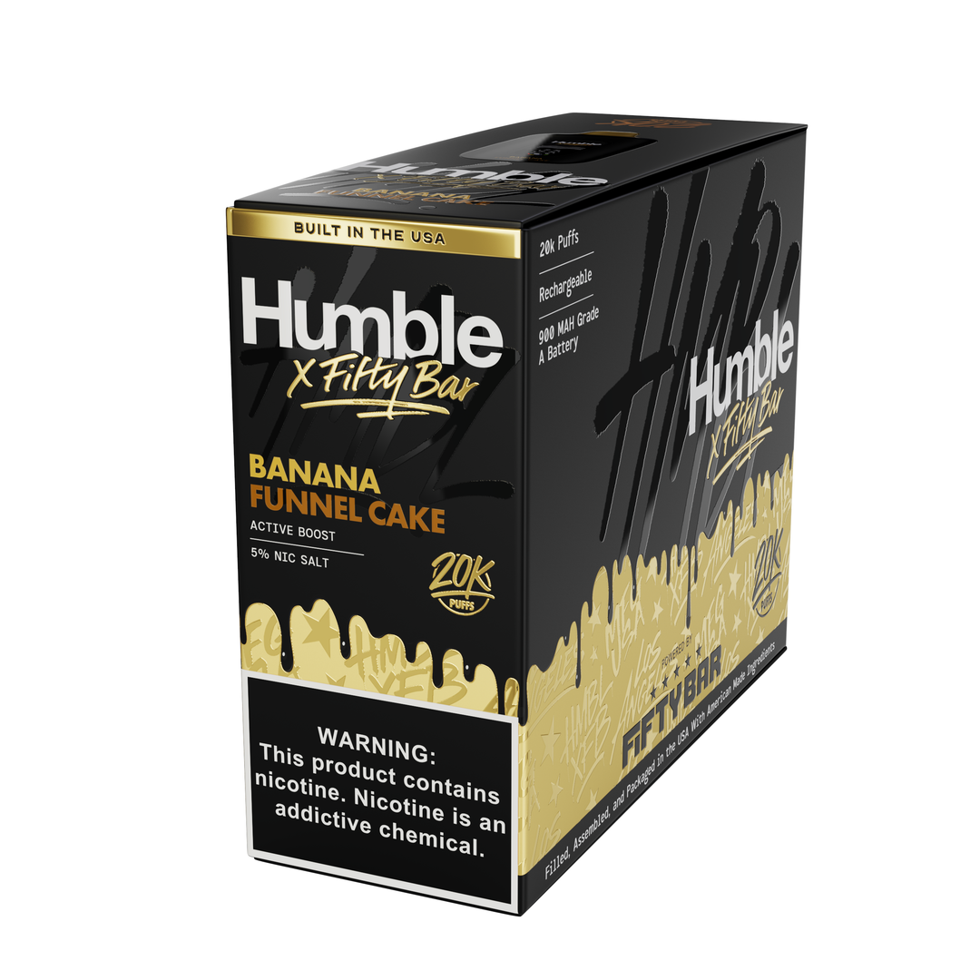 Humble HMBL X Fifty Banana Funnel Cake 20K – Humble Juice Co