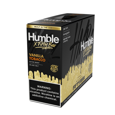 Humble HMBL X Fifty Vanilla Tobacco 20K