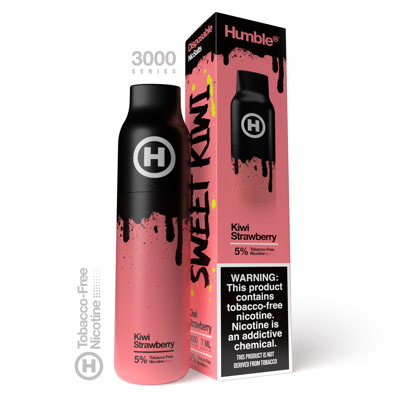 Kiwi Strawberry 3000 Puff Disposable
